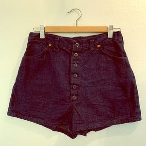 Vintage wrangler high waist jean shorts